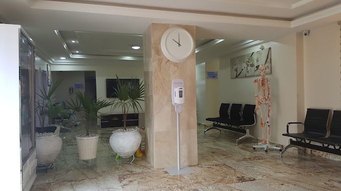 The reception and waiting area